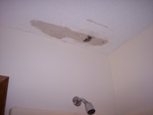 Picture of bathroom ceiling repaired by Waddill Services, LLC in Des Moines, Iowa 1
