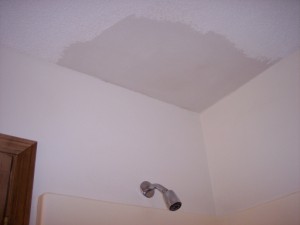 Picture of bathroom ceiling repaired by Waddill Services, LLC in Des Moines, Iowa 3