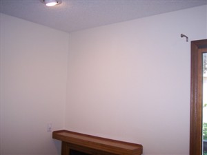 Picture of water damaged drywall repaired by Waddill Services, LLC in Des Moines, Iowa 4