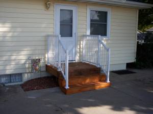Picture of RailBlazers  Aluminum Deck Railing installed by Waddill Services, LLC in Des Moines, Iowa 4