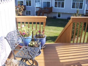 Picture of deck refinished by Waddill Services, LLC in Des Moines, Iowa 2
