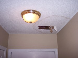 Picture of ceiling repaired by Waddill Services, LLC in Des Moines, Iowa 1