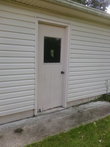 Picture of garage entry door replaced by Waddill Services, LLC in Des Moines, Iowa 1