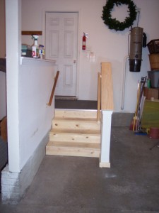 Picture of garage entry steps built by Waddill Services, LLC in Des Moines, Iowa 4