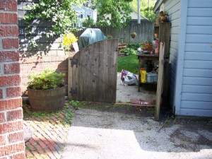 Picture of old gates removed by Waddill Services, LLC in Des Moines, Iowa 1