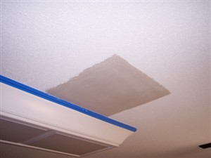 Picture of kitchen ceiling repaired by Waddill Services, LLC in Des Moines, Iowa 2