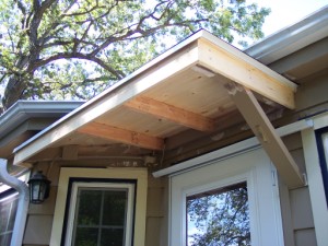 Picture of porch overhang repair by Waddill Services, LLC in Des Moines, Iowa 7