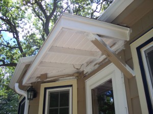 Picture of porch overhang repair by Waddill Services, LLC in Des Moines, Iowa 9