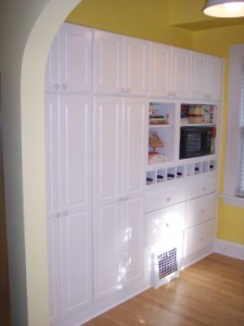 Picture of kitchen pantry cabinets installed by Waddill Services, LLC in Des Moines, Iowa 1