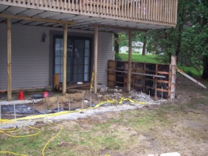 Picture of new patio and retaining wall by Waddill Services, LLC in Des Moines, Iowa 8
