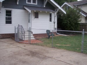 Picture of steps and fence installed by Waddill Services, LLC in Des Moines, Iowa 5