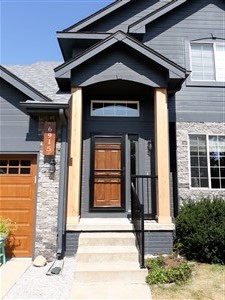 Picture of porch columns wrapped in cedar by Waddill Services, LLC in Des Moines, Iowa 1