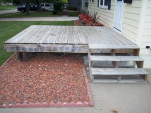 Picture of RailBlazers  Aluminum Deck Railing installed by Waddill Services, LLC in Des Moines, Iowa 1