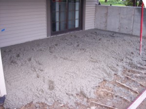 Picture of new patio and retaining wall by Waddill Services, LLC in Des Moines, Iowa 12