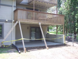 Picture of new patio and retaining wall by Waddill Services, LLC in Des Moines, Iowa 15