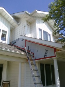 Picture of water damage repaired by Waddill Services, LLC in Des Moines, Iowa 7
